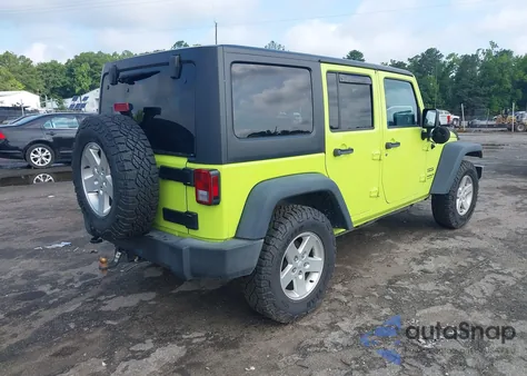 2016 Jeep Wrangler Unlimited Sport из США, поврежденный, VIN 1C4BJWDG7GL304080